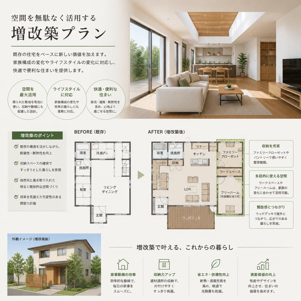 3. 増改築プランのご提案
